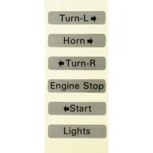 Juego de calcomanías, carcasa del interruptor