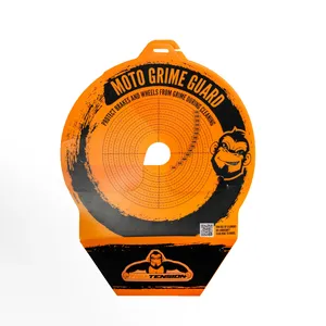 Protector de suciedad Grime Guard instalado en motocicleta