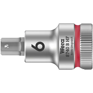 Wera Zyklop 3/8" Puntera hexagonal con función de sujeción Métrica