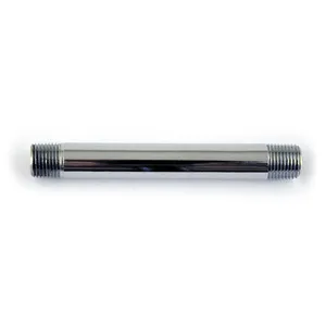 Racor para medidor de aceite, tubo de extensión de 3", 1/8" NPT. Cromado