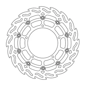 Rotor de freno flotante serie Flame de Moto-Master