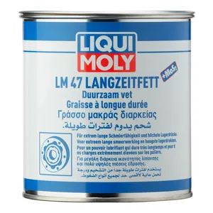 Grasa de larga duración Liqui Moly, LM 47 + MOS2. Lata metálica de 1 kilo
