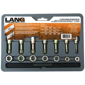 Lang Tools, kit restaurador de roscas. Métrico