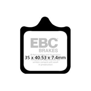 Pastillas de freno sinterizadas EBC Double-H