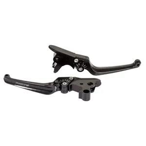 Rick's Motorcycles, juego de palancas de freno y embrague Classic. Negro