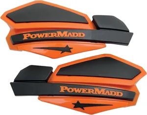 Protectores de puño Drag Specialties Star Series instalados en manillar