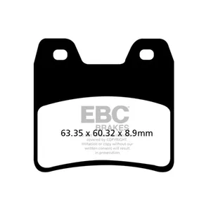 Pastillas de freno sinterizadas EBC Double-H