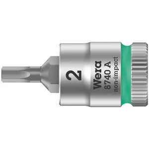 Puntera hexagonal Wera Zyklop 1/4" - Métrica