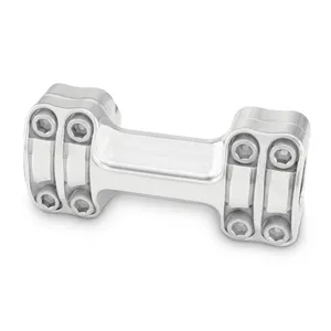 Burly, kit de elevadores Reaper. 1.5" de altura. 8 tornillos, 1 pieza. Cromado