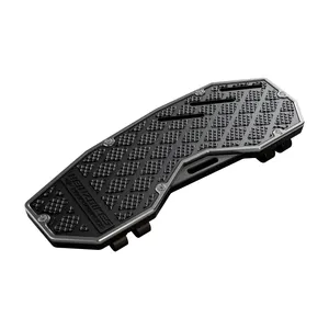 HeinzBikes, estribos 'Performance'. Negro/plata