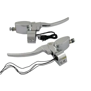 Kit de controles de manillar personalizado hidr. Embrague. Cromado