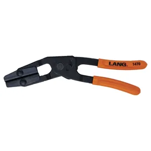 Lang Tools, alicates de cierre de manguera en ángulo. Mediano