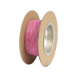 NAMZ, cable en carrete. 18 calibre, 100 pies. Rosa/Blanco