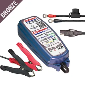 Cargador de batería Tecmate, Optimate, 2 Duo 12V. Bronce