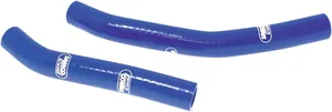 Radiator hose kit - blue silicone tubes
