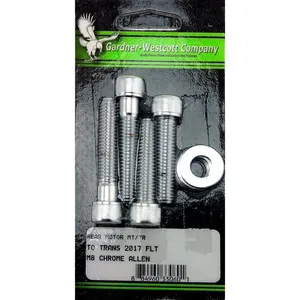 GW, kit de montaje trasero del motor. Cromo