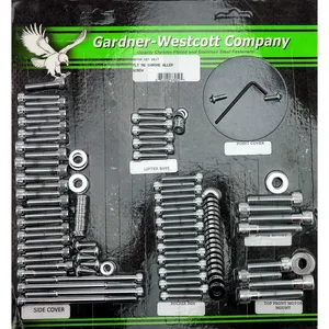 GW, kit de tornillos para motor. Cromado