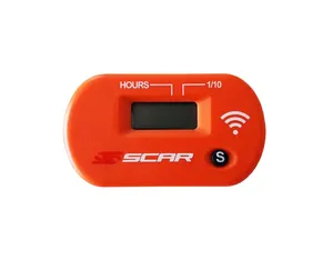 Cuentahoras por vibración sin cables - Horómetro inalámbrico naranja