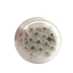 Micro disco, luz trasera LED. Lente transparente de 37mm
