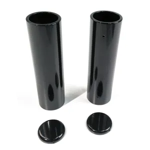 Cult-Werk, kit de cubiertas de tubo de horquilla de 4 piezas, negro brillante