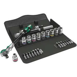 Kit de trinquete rápido Wera Zyklop de 1/2" - Medidas US