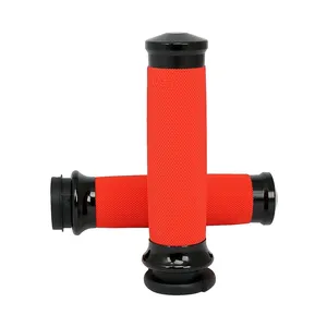 Empuñaduras Avon Custom Contour, negro anodizado/naranja