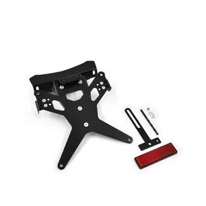 Soporte de matrícula Zieger X-Line negro