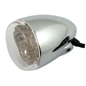 Chris Products, intermitentes LED Bullet. Ámbar. Lente transparente