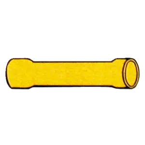 Conectores, empalme recto PVC, crimpado. Amarillo <span style="color: red;font-size: 0,5em">- PEDIDO ESPECIAL -</span>