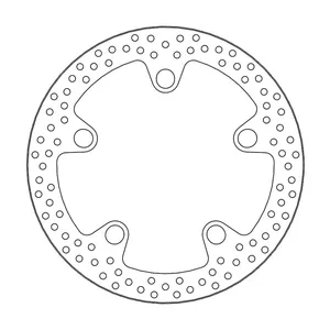 Rotor de freno fijo serie Halo de Moto-Master