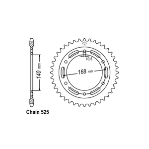 Piñón trasero JT 3.42