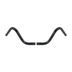 Manillar estilo Buckhorn de 2 piezas de 1" negro