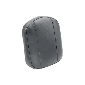 Almohadilla para sissy bar vintage Mustang negro liso