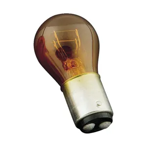 Kuryakyn, bombilla de intermitente 12v #1157. vidrio ámbar