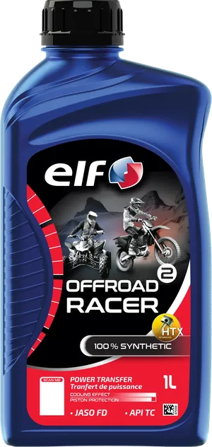 Frasco de aceite sintético Off-Road 2 Racer SYN para motocicletas