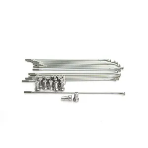 Kit de radios y tuercas de rueda para motocicleta