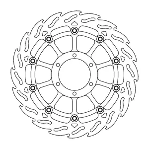 Rotor de freno flotante serie Moto-Master Flame