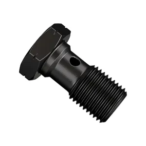 Perno banjo Goodridge M10 X 1.00 negro