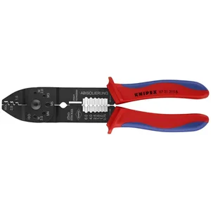 Knipex, alicates de crimpado. 230mm de largo, 221 gramos