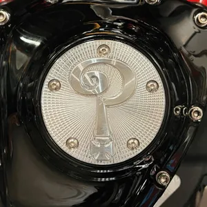 Indian Larry, tapa de puntos 'Question Mark' de 5 orificios. Pulida <span style="color: red;font-size: 0,5em">- PEDIDO ESPECIAL -</span>