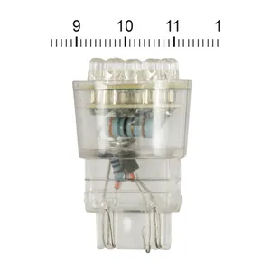 Bombilla LED cuña para luz trasera/intermitente, base #3157. Luz blanca