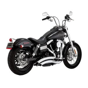 Vance & Hines, 2-1/2" radio grande 2-2 escape. cromado