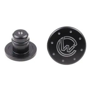 Cult-Werk, kit de cubierta de eje delantero. Negro brillante con logo CC