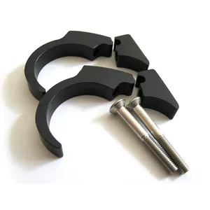 Kit de abrazadera de manillar Motogadget Motoscope Mini. 1". Negro