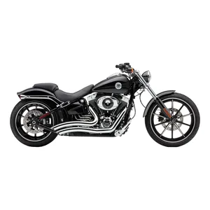 Cobra, escape corto curvado Speedster. Cromado