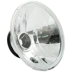 Unidad de faro delantero H4. Lente transparente. 7"