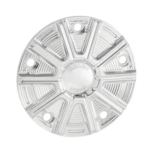 Arlen Ness, tapa de puntos de 10 calibres. Cromado