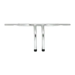 Barra de dirección Fat de 1-1/4", elevación de 12", cromado
