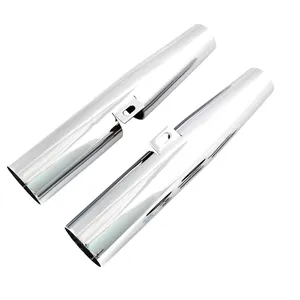 MCS, cubiertas de horquilla para horquillas de 39mm. Cromo