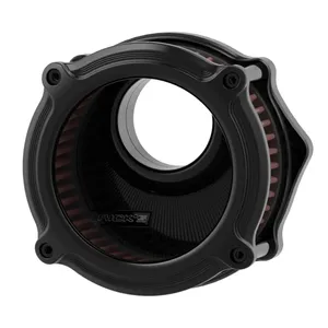 Rick's, conjunto de filtro de aire 'Good Guys 3 Porthole'. Negro